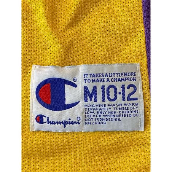 Kobe Bryant Los Angeles Lakers Jersey Champion Youth Child Medium 10-12 Vintage - Picture 6 of 9